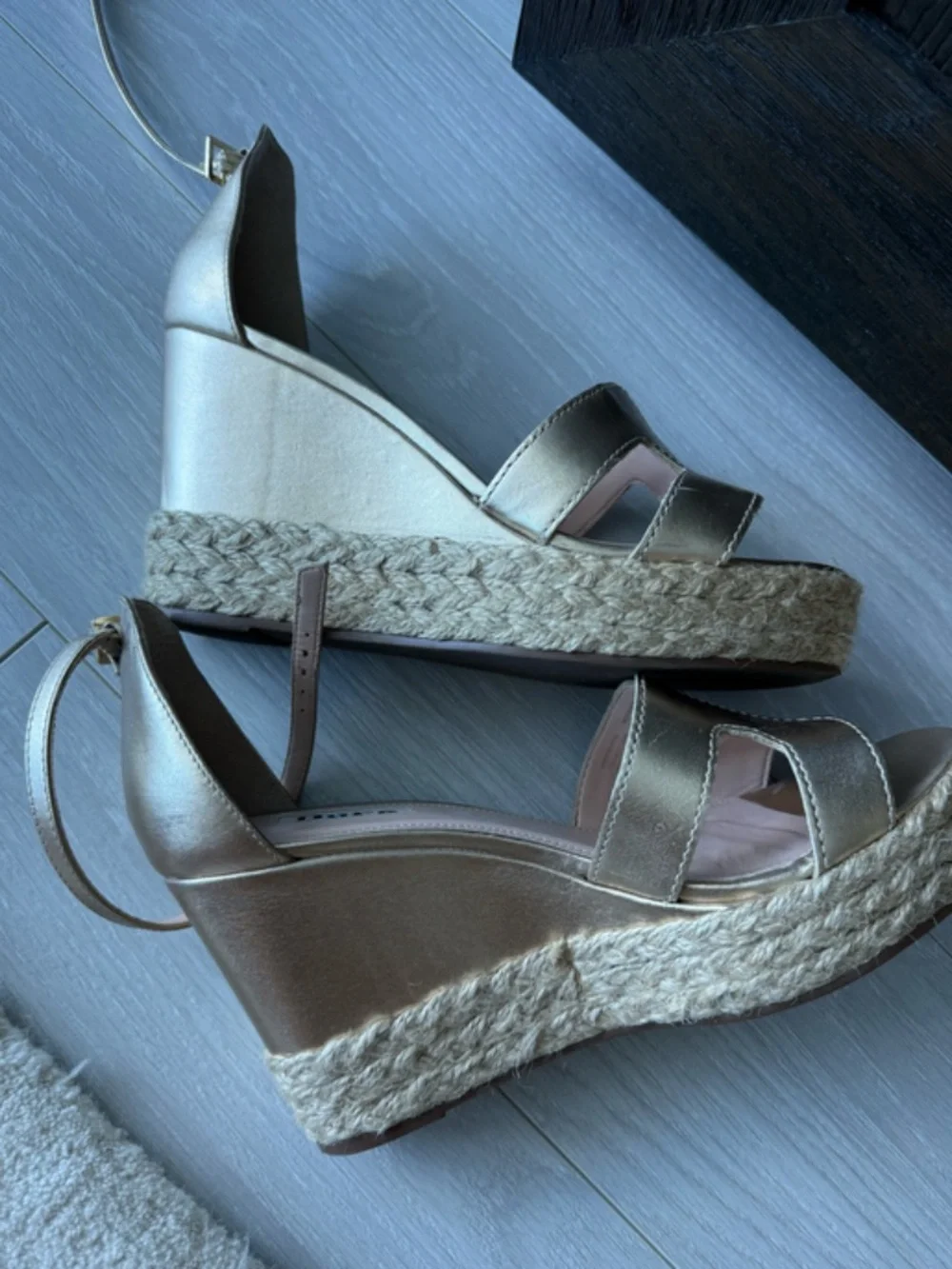 Dune London Gol wedge Espadrille Sandals